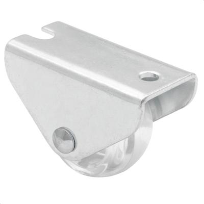 WAGNER Design Möbelrolle/Bockrolle CLEAR - Durchmesser Ø 25 mm, Stahl verzinkt, transparent, Tragkraft 40 kg - 01055501