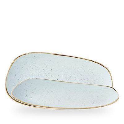 Churchill Stonecast Duck Egg Blue Asymmetrisch Servierteller 35cm