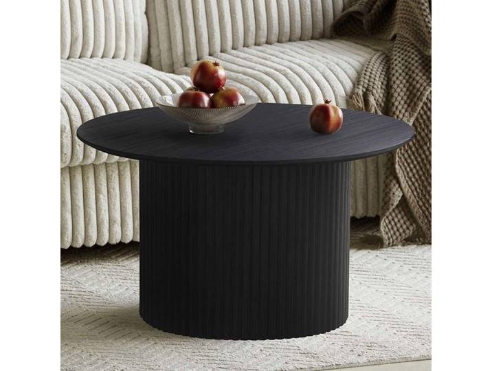 Milton & Oldbrook Table Basse Ø 80 cm Tornio Noir