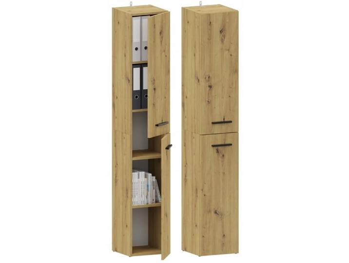 Armoire de Bureau - Meuble de rangement Style contemporain - Artisan - 30x30x175 cm