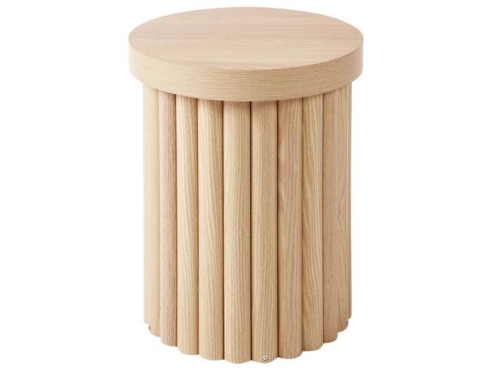 BEISTELLTISCH Heller Holzfarbton Genola
