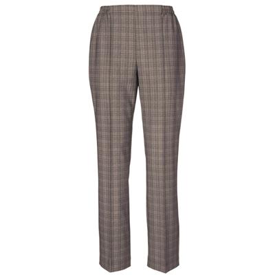 Schlupfhose GOLDNER "Kurzgröße Schlupfhose mit Rundumdehnbund", Damen, Gr. 20, K-Gr, beige, Obermaterial: 100% Polyester COOLMAX(R) PES(Coolmax)., normal, Hosen Schlupfhose, Waschen-Trocknen-Anziehen-Qualität