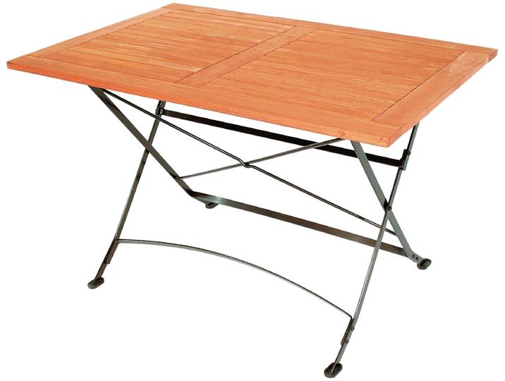 Gartentisch MERXX Schlossgarten , schwarz (beige, schwarz), B:80cm H:74cm T:120cm, Tische, Gartentisch, 80x120 cm