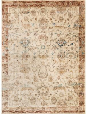 Alexander Home Contessa Traditional Antique Floral Distressed Rug