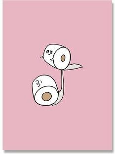 Uplift Treasures Funny Toilet Paper Yoga Quote Canvas Wall Art b 5.17.1 In Unframed