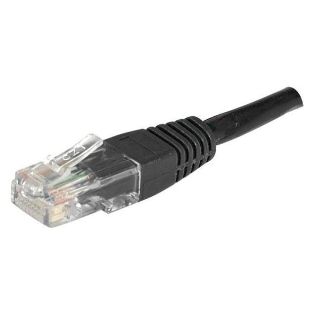 Exertis Connect Dexlan RJ45 U/UTP CAT6 7m Cat6 U/UTP (UTP) Schwarz Netzwerkkabel (U/UTP, CAT6, 7 m) (246777)
