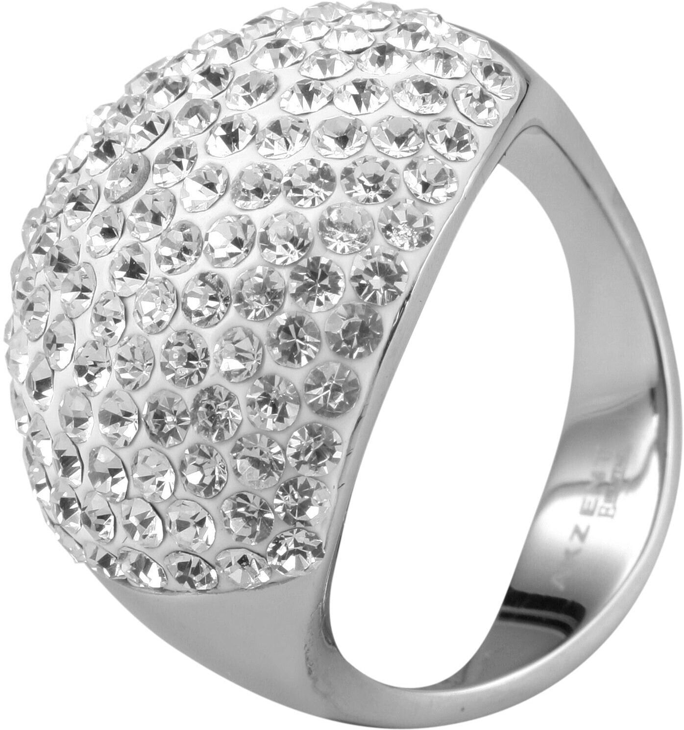 Fingerring AKZENT "Rella, silberfarbig, langlebig" Gr. 60, silber (silberfarbig), Fingerringe, Damen, 60, Edelstahl, Fingerring