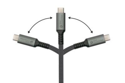 USB 2.0 Lade/-Datenkabel Good Connections, USB-C an USB-C, Leistung 240 W, bis 480 Mbit/s, Länge 3 m, schwarz
