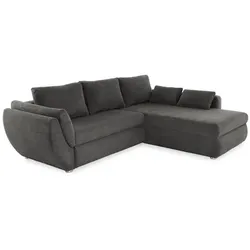 Ecksofa Taifun Cord Grau