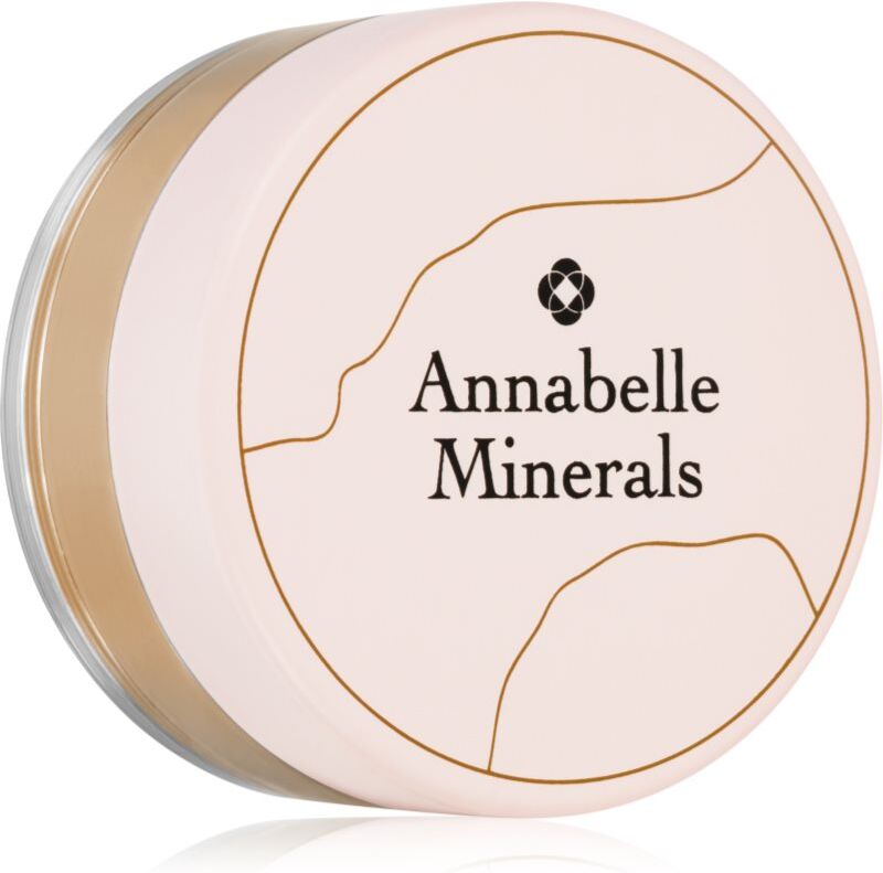 Annabelle Minerals Radiant Mineral Foundation mineral powder foundation with a brightening effect shade Golden Light 4 g