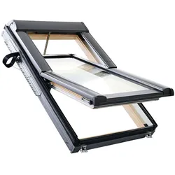 Roto Dachfenster Designo RotoTronic R69G H2E Comfort Verglasung Holz Elektro Fenster, 54x98 cm (5/9)