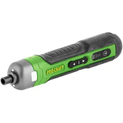 Procraft, Schraubenzieher, KS510 Akku Schraubendreher 3,6 V 10 Nm + Integrierter Akku 1,5 Ah + 27 tlg. Bit Set + (Hex)