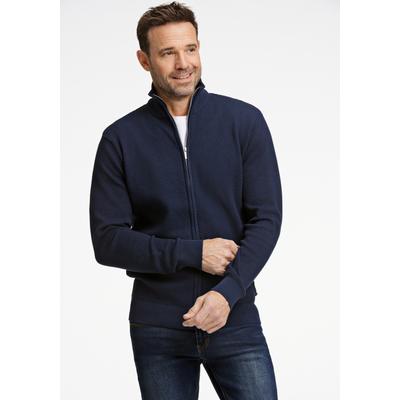Cardigan JACK’S "Cardigan Comfort Fit", Herren, Gr. S, blau (navy), Obermaterial: 70% Baumwolle, 30% Polyester, Strickjacken