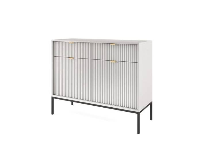 Buffet coloris gris 104 x 39 x 83 cm