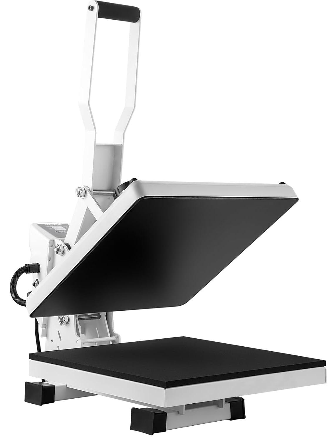 Selius Professionele warmtepers voor textiel, 38 x 38 cm, 1200W, digitale sublimatiemachine, wit