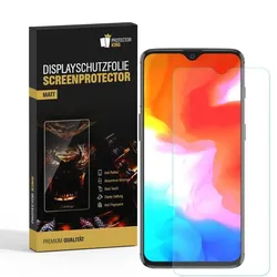 6x Displayschutzfolie für OnePlus 6T Schutzfolie Displayfolie ANTI-REFLEX MATT