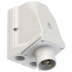 PCE 9513-1 CEE-Wandgerätestecker 16A 3p 1h IP44 95131