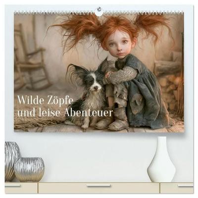 Wilde Zöpfe und leise Abenteuer (hochwertiger Premium Wandkalender 2027 DIN A2 quer), Kunstdruck in Hochglanz