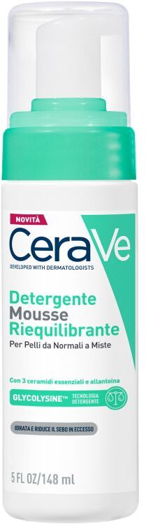 Cerave Mousse Detergente Riequilibrante 148 ml