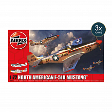 Airfix - North American F-51D Mustang - 1:72 - 72 Teile 306409