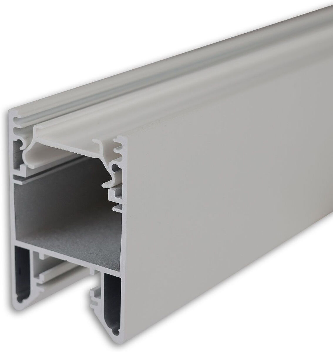 Isoled Led Leuchtenprofil Halon Aluminium Silber Pulverbeschichtet, 200cm