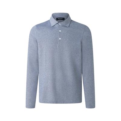 Poloshirt MAERZ MUENCHEN "Maerz Muenchen 642101 Poloshirt Herren Bekleidung", Herren, Gr. 56, blau (dunkelblau), 100% Baumwolle, Shirts