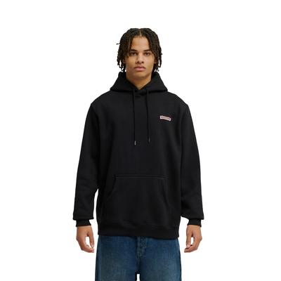 Kapuzensweatshirt DC SHOES "Patch It", Herren, Gr. L, schwarz, Obermaterial: 60% Baumwolle, 40% Polyester., Sweatshirts