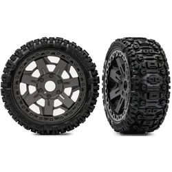 Traxxas Sledgehammer Reifen auf 3.0 Felge grau (2) 1/8 Buggy, Jato 4x4