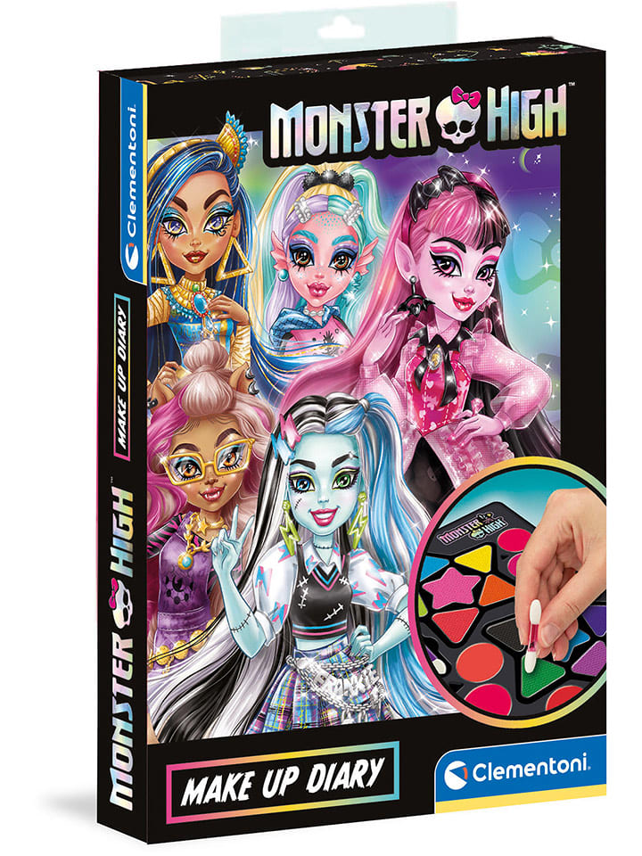 Clementoni Kreativset "Monster High - Make-up Tagebuch" - ab 6 Jahren - onesize