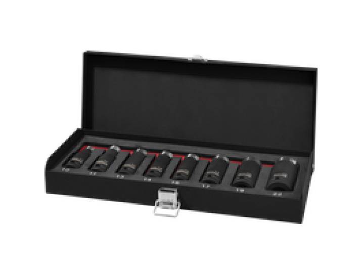 PARKSIDE PERFORMANCE® Jeu de douilles à choc ½ pouce, 8 pièces, PSNP 8 C3