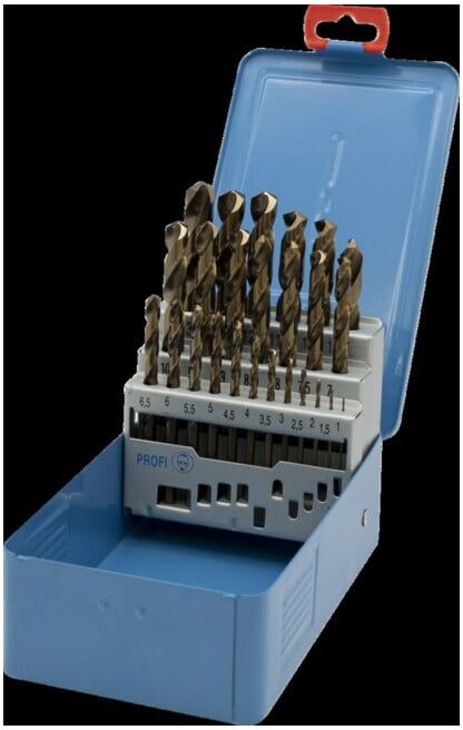 PTG RATIOLINE Jeu de forets hélicoïdaux D338N 1-13,0 mm HSSCo 25 pcs (333859025)