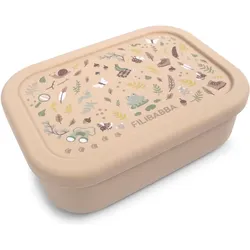 Filibabba Brotdose aus Silikon - Lucky, Lunchbox, Rosa