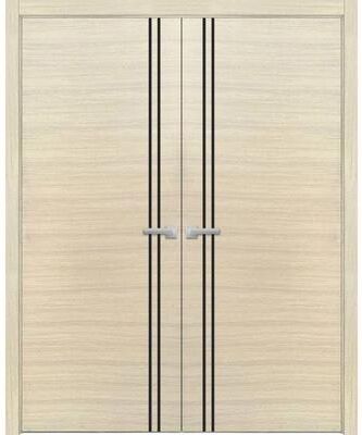 SARTODOORS Planum 0016 Natural Veneer Wood Interior Double Doors