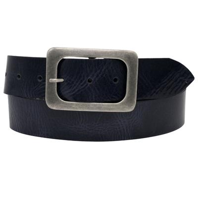 Ledergürtel ANNAMATONI "AnnaMatoni Ledergürtel Blu Ledergürtel Blu", Damen, Gr. TW80 - 95cm Gesamtlänge, blau (marine 490), 100% Leder, Gürtel Ledergürtel