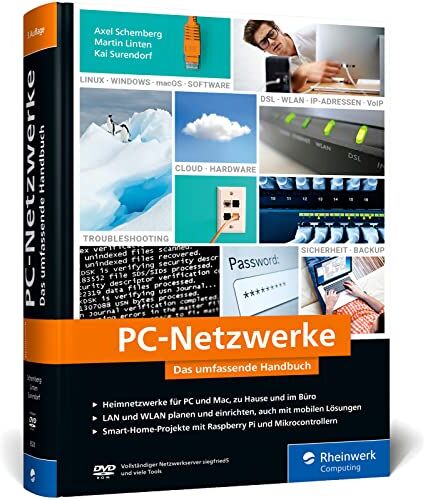 Martin Linten - PC-Netzwerke: Das umfassende Handbuch für Ihren Einstieg in die Netzwerktechnik. Für Büro und Zuhause - Preis vom 15.10.2026 23:06:25 h