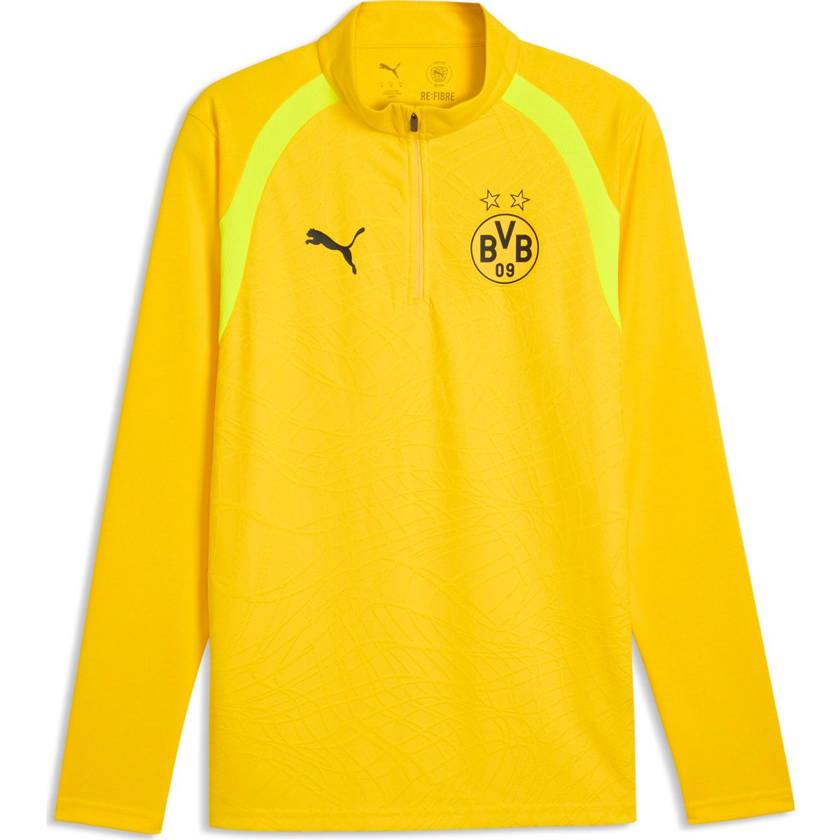 Puma BVB Training 14 Zip Top faster yellow-yellow alert (02) S 786619-02-S