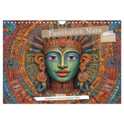 Faszination Maya: Einblicke in eine versunkene Welt (Wandkalender 2027 DIN A4 quer), CALVENDO Monatskalender