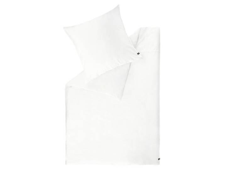 Schöner Wohnen Satin Bettwäsche Plain, Weiß, 140x200 cm, Heimtextilien, Bettwäsche & Leintücher, Bettwäsche