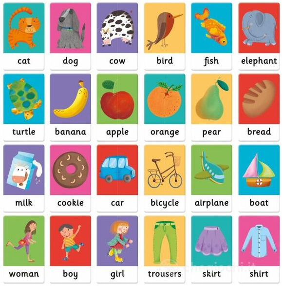 Maxi Flashcards Montessori Baby English - Headu