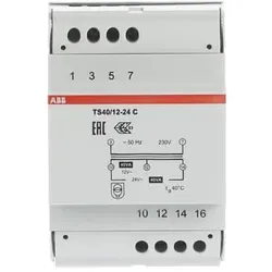 ABB TS40/12-24C Sicherheitstransformator 40 VA, 12-24 V AC Sekundärspannung 2CSM401043R0811