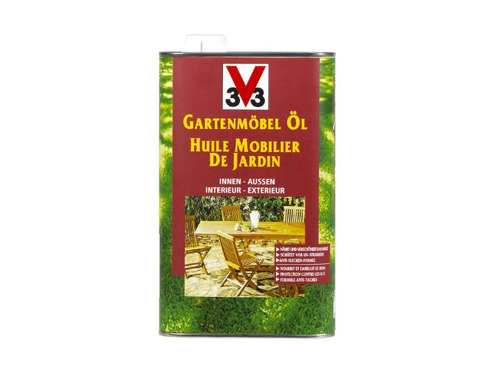 V33 Gartenmöbel-Öl Farblos 0.5 l Glanz