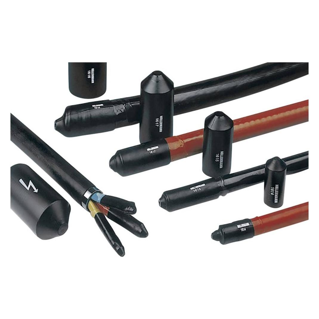 HellermannTyton 1613-1-B5W2-PO-X-BK Spannungsfeste Endkappe 416-13060 (1x) (416-13060)