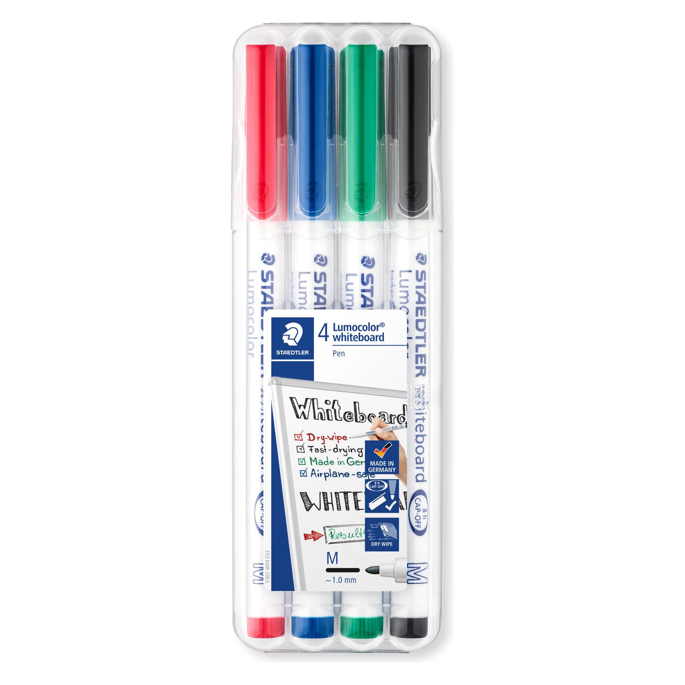 Staedtler Lumocolor Whiteboard-Marker 301 (4x) (301 WP4)