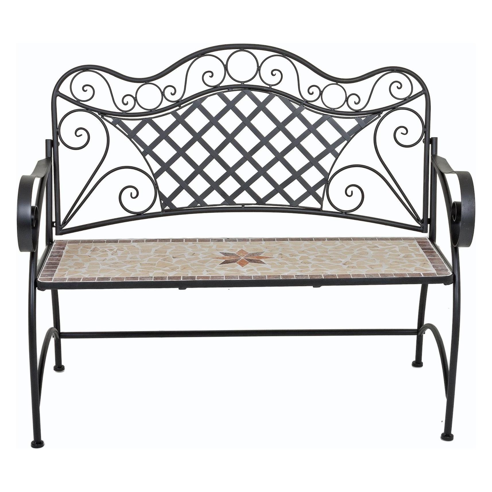 Garden Pleasure Gartenbank Mosaik Roma (B07MM2C3TK)