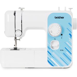 Brother Nähmaschine X14s, mechanisch, für Kinder & Anfänger, 14 Nähprogramme, LED-Nählicht, Knopflochfunktion, Freiarm