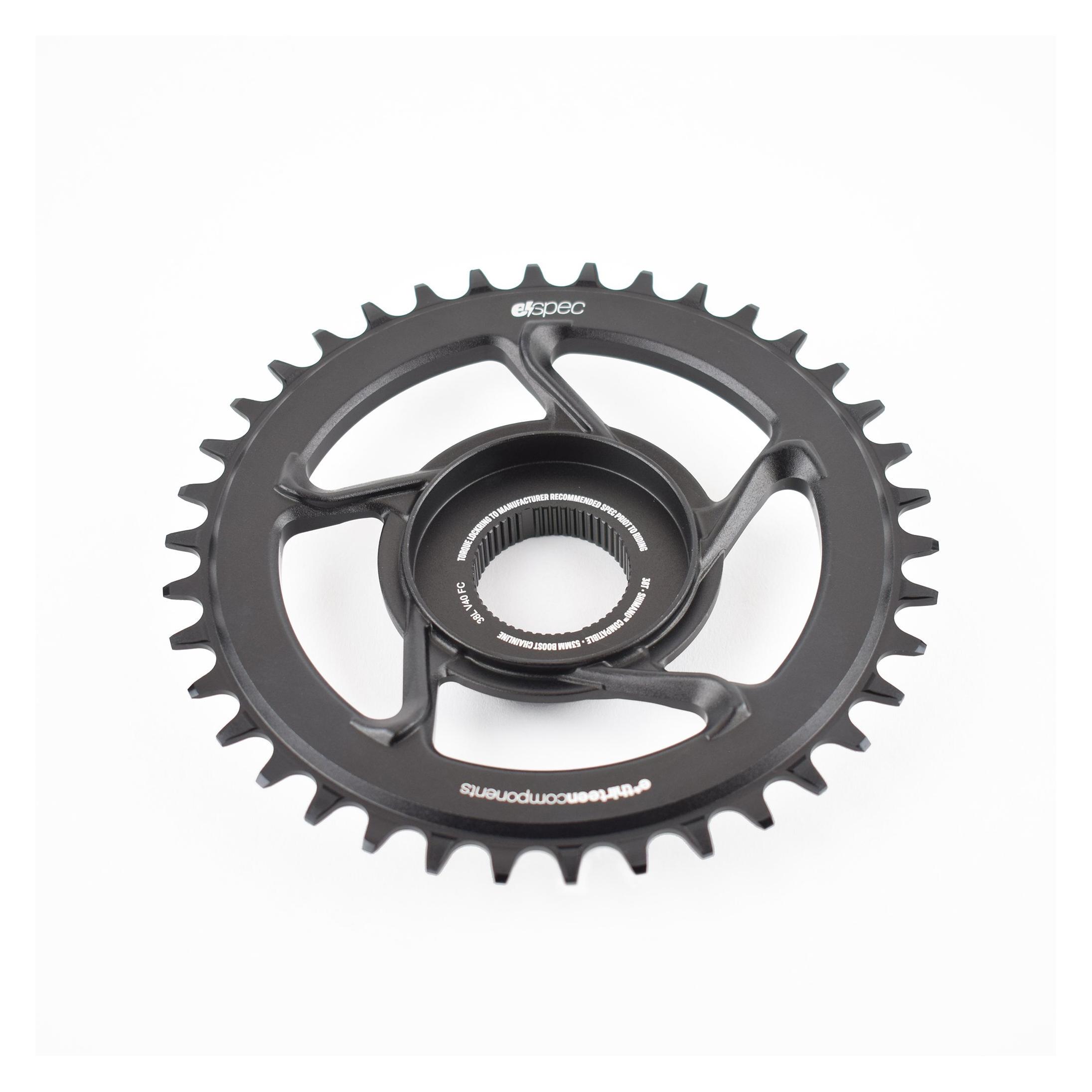 e*13 e*spec Direct Mount Kettenblatt, Shimano EP8/E8000, 34 Z., 53mm Kettenlinie, black (34) (4710751506770)