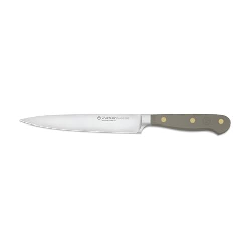 WÜSTHOF Classic Utility Knife Velvet Oyster Grijs