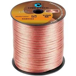 Cabletech Lautsprecherkabel 2mm 100m (100 m, 2 mm2), Lautsprecherkabel