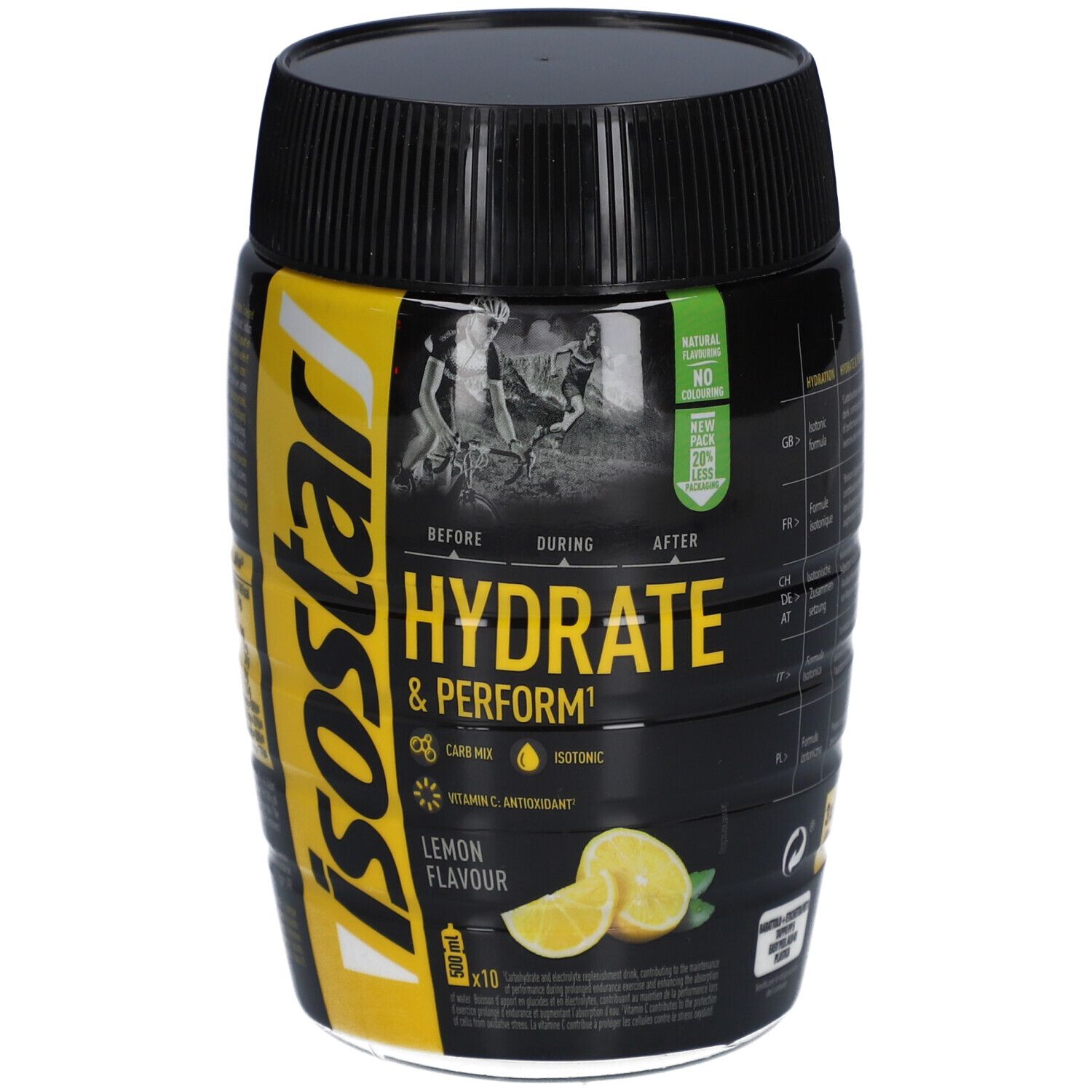 Isostar Hydrate & Perform Powder Lemon 400 g Pulver