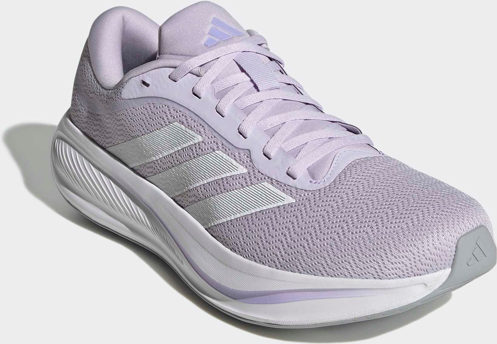Laufschuh ADIDAS PERFORMANCE "RESPONSE RUNNER 2", Gr. 42,5, lila (lila tint, silber metallic, glow lila), Synthetik, Textil, Schuhe Laufschuh lila tint, silber metallic, glow lila 42,5